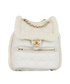 CC Backpack, &pound;3,900, Handbags, White, Leather/Shearling, Front view